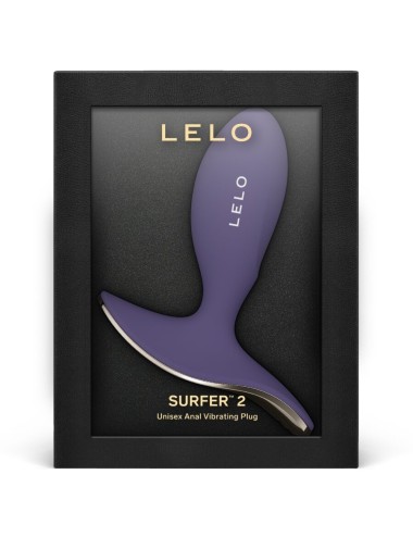 LELO - SURFER 2 PLUG VIBRATÓRIO ANAL UNISSEX ROXO CIBERNÉTICO
