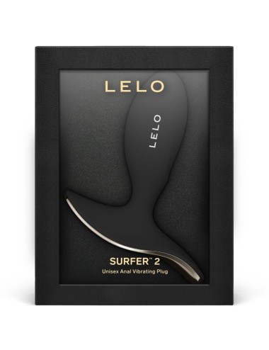 LELO - SURFER 2 PLUG VIBRATÓRIO ANAL UNISSEX PRETO