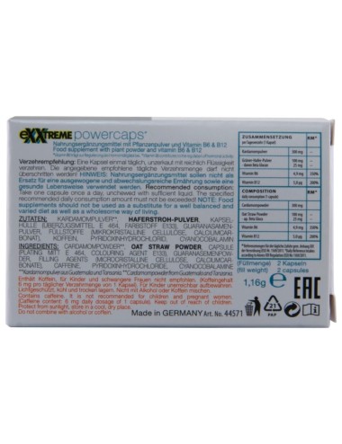 HOT - EXXTREME CAPACITORES DE POTÊNCIA MAN 2 UNIDADES