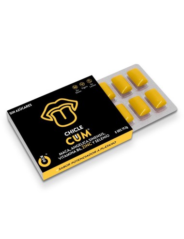 WUG SEX SENSE - AUMENTADOR DE ESPERMA E INTENSIVO DE SABOR DE BANANA PARA O SÊMEN 1 X 8 UNIDADES