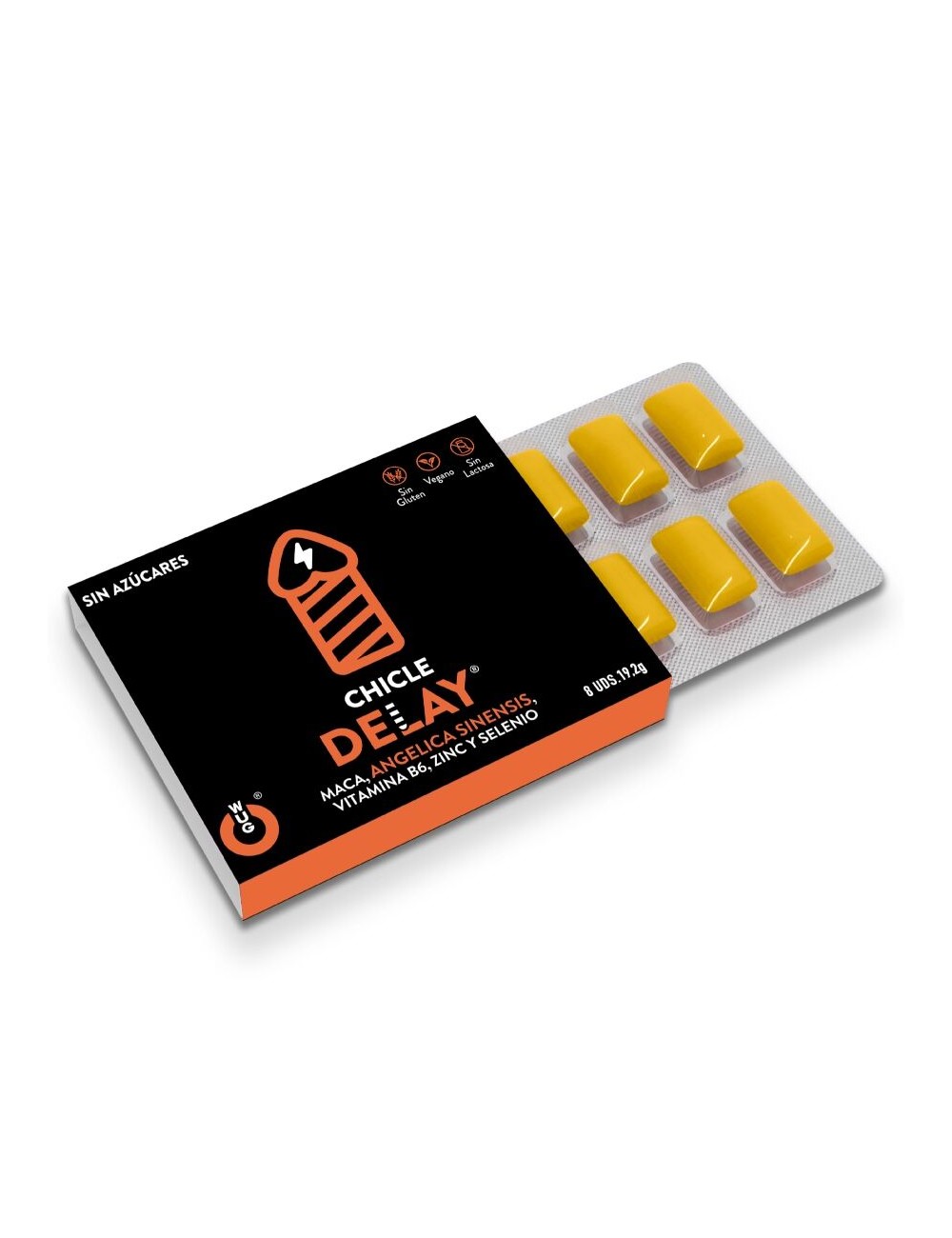 WUG SEX SENSE - RETARDADOR DE EJACULAÇÃO 1 X 8 UNIDADES