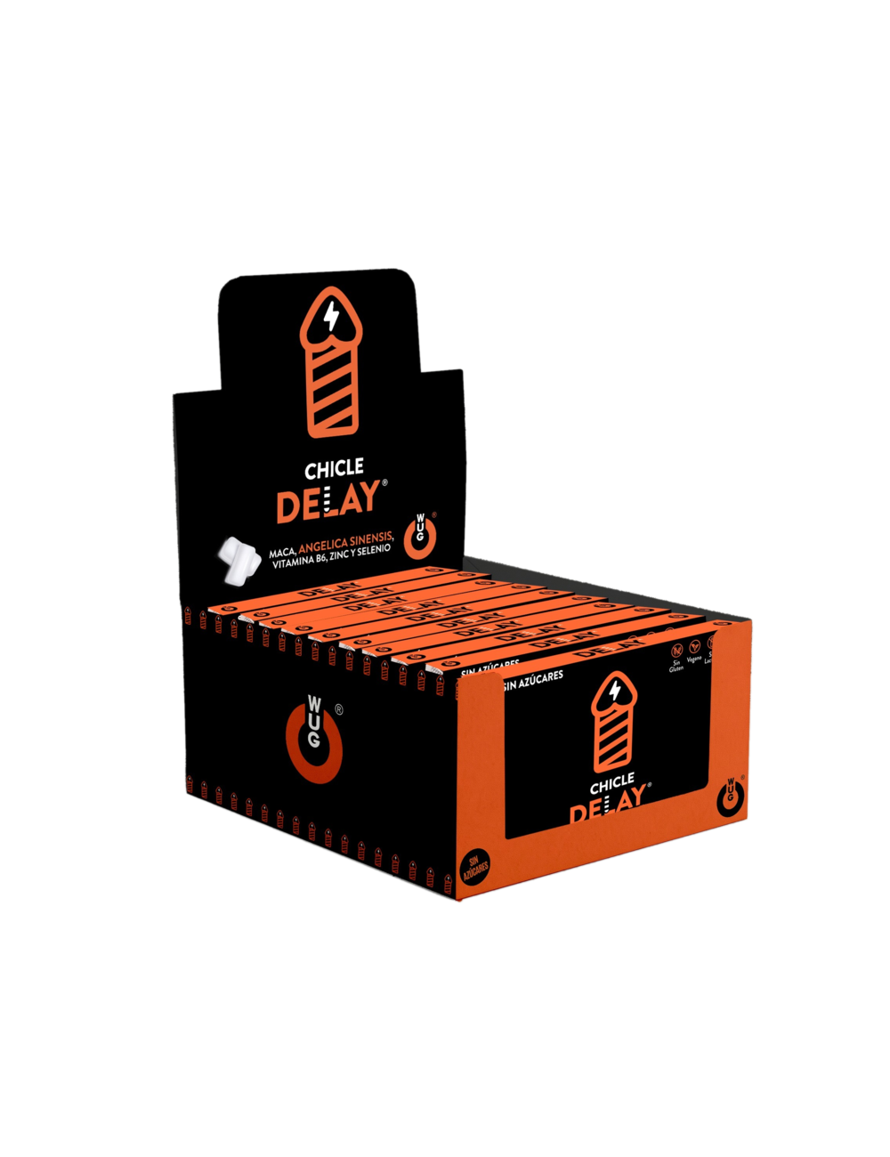 WUG SEX SENSE - RETARDADOR DE EJACULAÇÃO | EXPOSITOR 12 X 8 UNIDADES