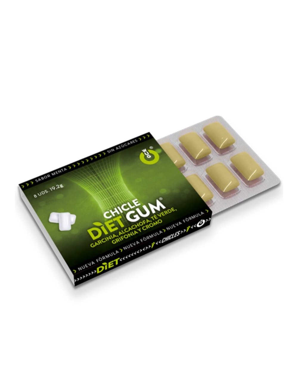 WUG DIET - SUPRESSOR DE APETITE E CONTROLADOR DE DESEJOS 1 X 8 UNIDADES