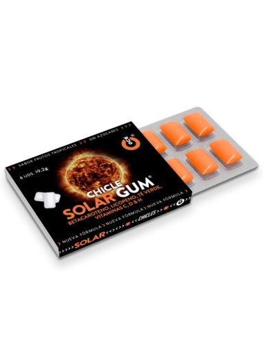 WUG GUM - SOLAR BRONZEAMENTO COM GUM SOLAR 1 X 8 UNIDADES