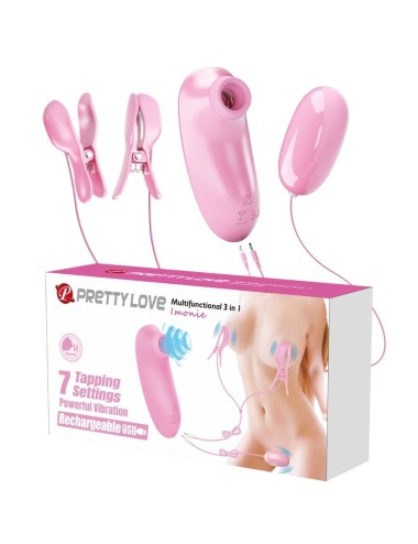 PRETTY LOVE - IMONIE KIT MULTIFUNCIONAL 3 EM 1 COM VENTOSA