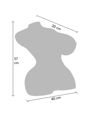 DESEJO OCULTO - TORSO DE MEGA VADIA ORDENHEIRA MASTURBAÇÃO FEMININA 22 KG