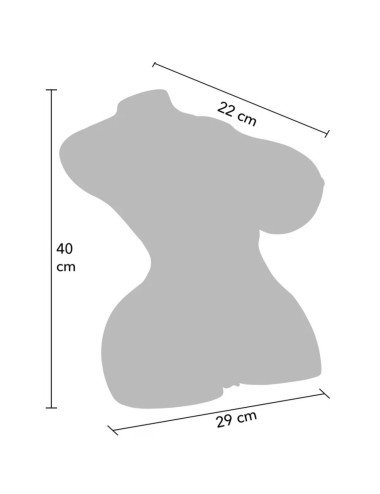 DESEJO OCULTO - TORSO DE CADELA ORDENHEIRA SAFADA, MASTURBADORA FEMININA, 10 KG