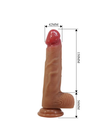 PRETTY LOVE - LISLE DILDO REALISTA COM VENTOSA 20,6 CM -Ø- 4,2 CM