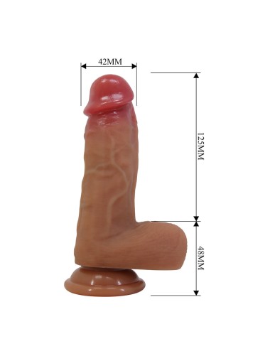 PRETTY LOVE - CURTIS DILDO REALISTA COM VENTOSA 17,3 CM -Ø- 4,2 CM