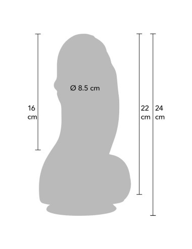 HIDDEN DESIRE - INFERNO DILDO FAT BOYS 22 CM