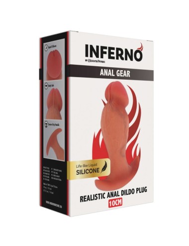 HIDDEN DESIRE - INFERNO PLUG ANAL REALISTA 10 CM