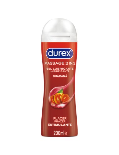 DUREX - GEL LUBRIFICANTE DE MASSAGEM ESTIMULANTE DE GUARANÁ 200 ML