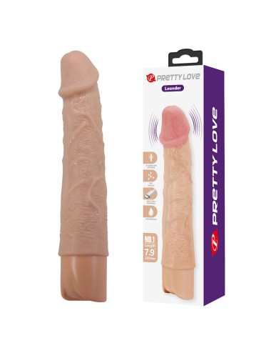 PRETTY LOVE - LEANDER VIBRADOR FLEXÍVEL E REALISTA