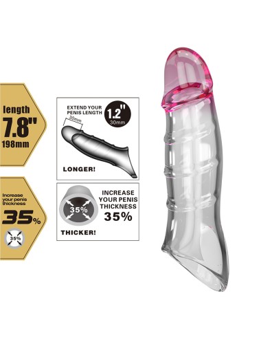 PRETTY LOVE - DARNELL CAPA DE PÊNIS COM EFEITO TRANSPARENTE