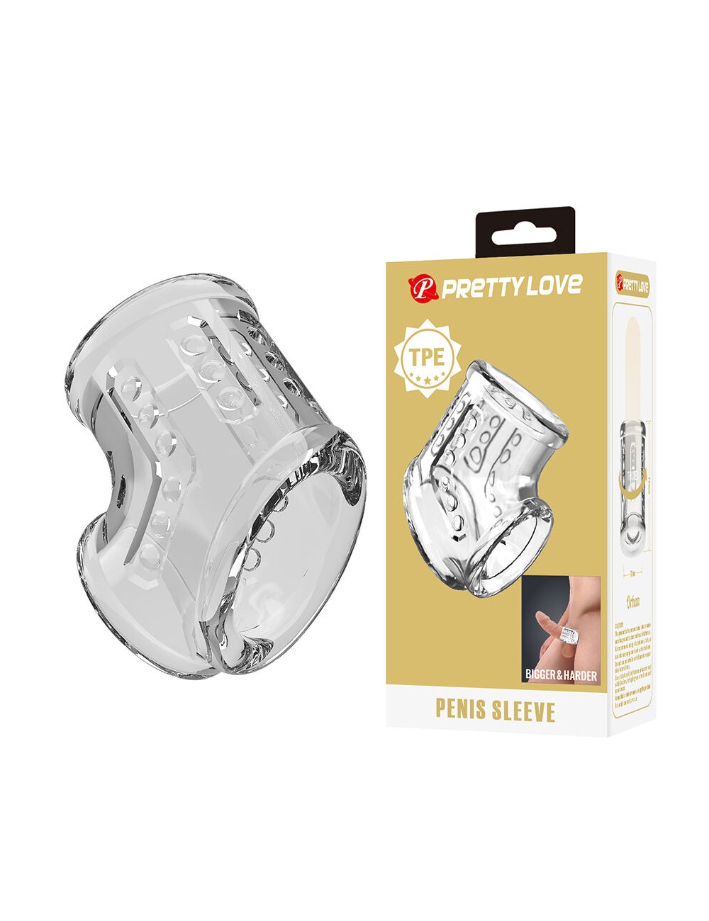 PRETTY LOVE - CAPA CURTA TRANSPARENTE PARA PÊNIS