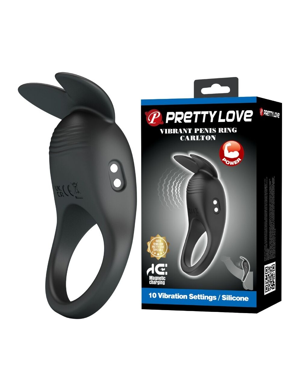 PRETTY LOVE - CARLTON ANEL PENIANO COM ESTIMULADOR CLITÓRICO