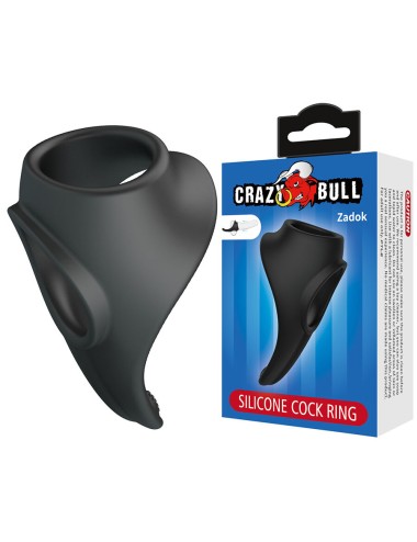 CRAZY BULL - ZADOK ANEL ERGONÔMICO COM ESTIMULADOR PERINEAL