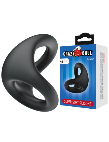 CRAZY BULL - NESTOR ANEL ERGONÔMICO PARA PÊNIS E TESTÍCULOS