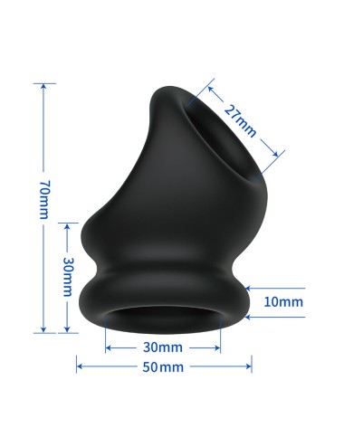 CRAZY BULL - OBERON ANEL DE SUPORTE PARA PÊNIS E TESTÍCULOS