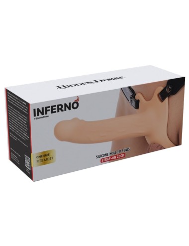 HIDDEN DESIRE - INFERNO MANGA PENIANA COM STRAP-ON 20 CM