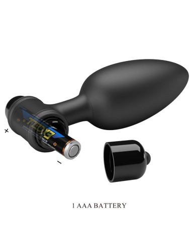 MR PLAY - PLUG ANAL SUPER POWER COM VIBRAÇÃO