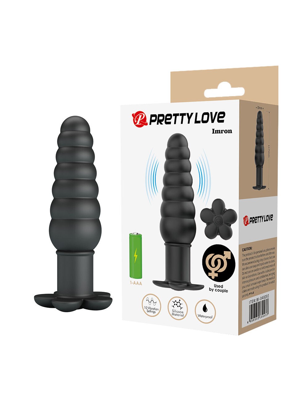 PRETTY LOVE - IMRON PLUG ANAL VIBRATÓRIO
