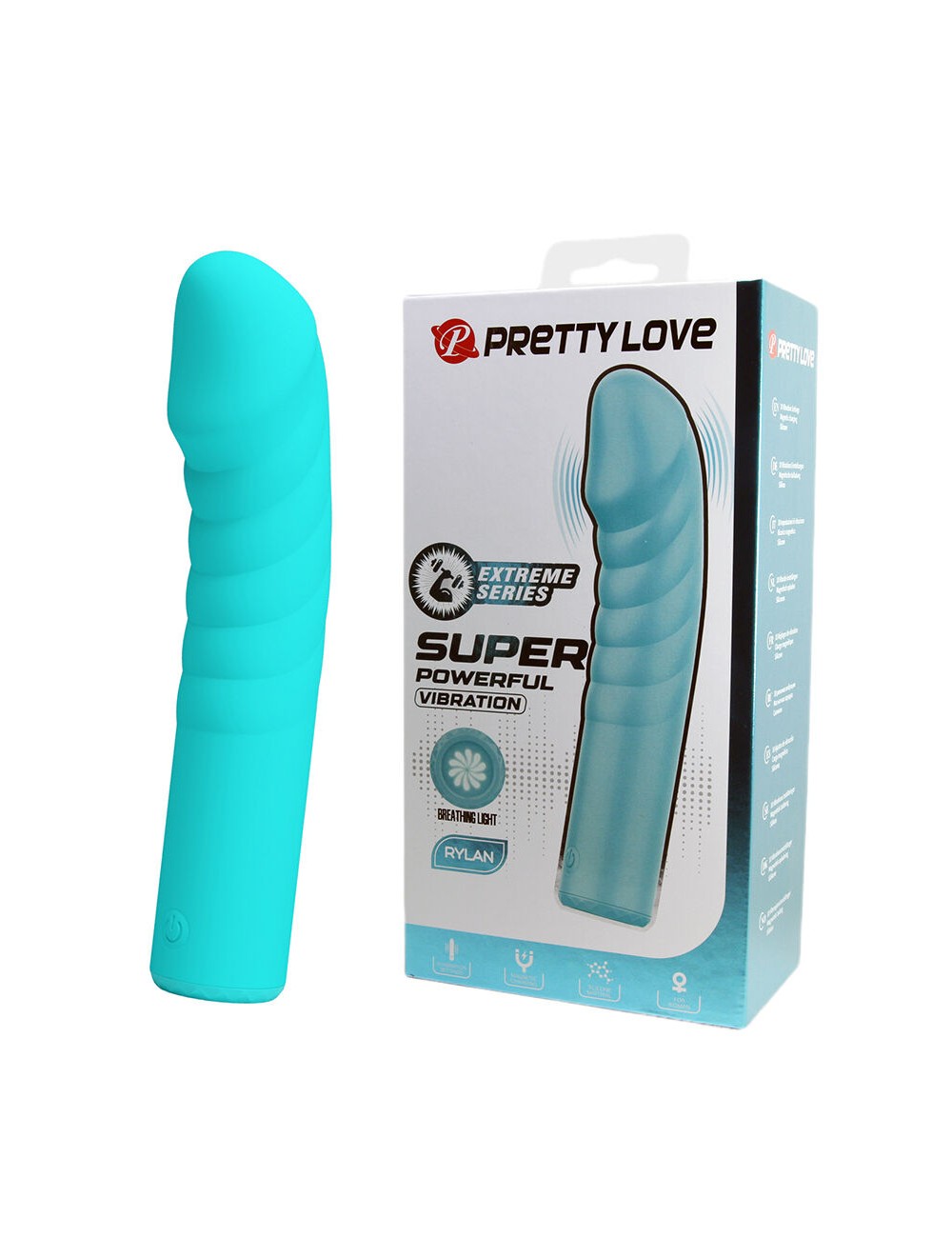 PRETTY LOVE - RYLAN VIBRADOR AZUL PARA PONTO G