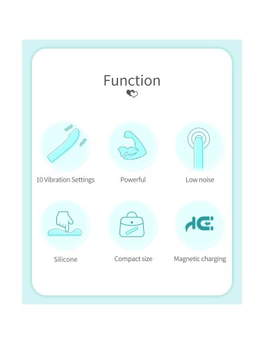 PRETTY LOVE - RYLAN VIBRADOR AZUL PARA PONTO G