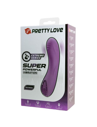 PRETTY LOVE - DJ DICK VIBRADOR ROXO PARA PONTO G