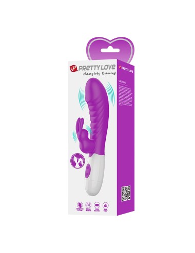 PRETTY LOVE - NAUGHTY VIBRADOR ROXO BUNNY