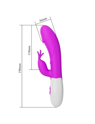 PRETTY LOVE - RASMUSSEN VIBRADOR DE PONTO G ROXO