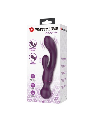 PRETTY LOVE - VIBRADOR ROXO PARA PONTO G, VERSÁTIL E COMPLETO