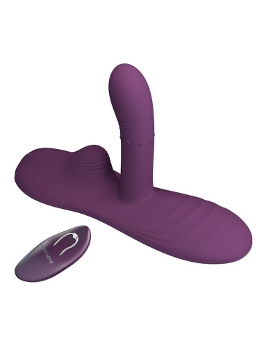 PRETTY LOVE - LUKA VIBRADOR DE SENTADO COM EFEITO DE CALOR E CONTROLE REMOTO