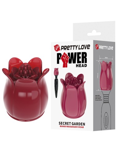 PRETTY LOVE - SECRET GARDEN CABEÇA DE MASSAGEM ROSA