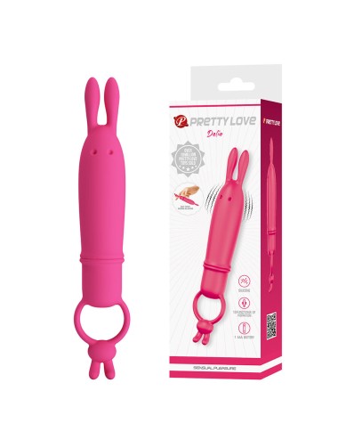 PRETTY LOVE - DELIA VIBRADOR RABBIT COM ANEL DE RESISTÊNCIA