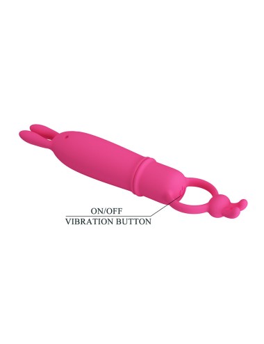 PRETTY LOVE - DELIA VIBRADOR RABBIT COM ANEL DE RESISTÊNCIA