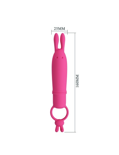 PRETTY LOVE - DELIA VIBRADOR RABBIT COM ANEL DE RESISTÊNCIA