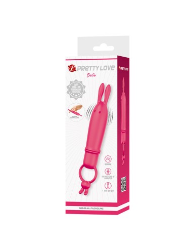 PRETTY LOVE - DELIA VIBRADOR RABBIT COM ANEL DE RESISTÊNCIA