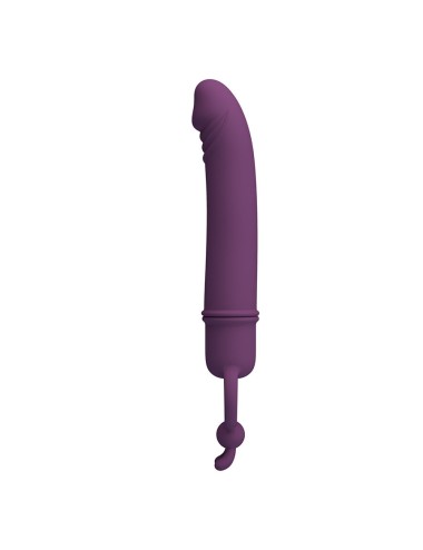 PRETTY LOVE - CORA VIBRADOR EM FORMATO DE PÊNIS COM ANEL DE RESISTÊNCIA