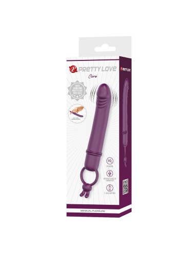 PRETTY LOVE - CORA VIBRADOR EM FORMATO DE PÊNIS COM ANEL DE RESISTÊNCIA