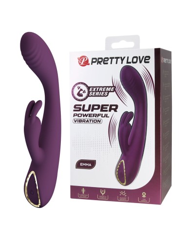 PRETTY LOVE - EMMA VIBRADOR ROXO RABBIT COM ESTIMULADOR
