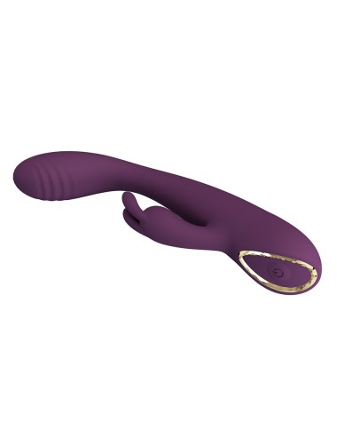 PRETTY LOVE - EMMA VIBRADOR ROXO RABBIT COM ESTIMULADOR