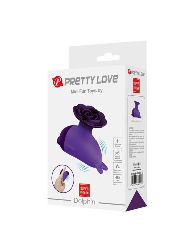 PRETTY LOVE - DOLPHIN MINI VIBRADOR COM CLIP