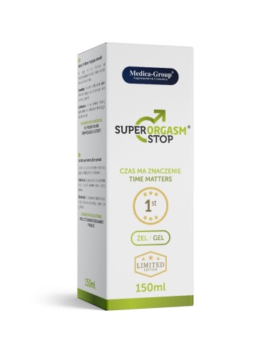 MEDICA GROUP - SUPER ORGASM STOP GEL ÍNTIMO PARA HOMENS 150 ML