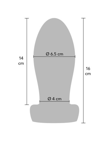 HIDDEN DESIRE - EXTREME HEAVY ANAL STRETCHER PLUG ANAL L