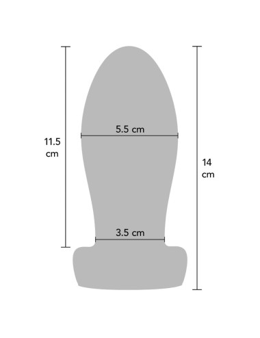 HIDDEN DESIRE - EXTREME HEAVY ANAL STRETCHER PLUG ANAL M