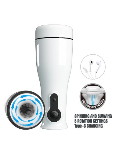 PRETTY LOVE - SABRINA MASTURBADOR MASCULINO GIRATÓRIO E BALANÇANTE