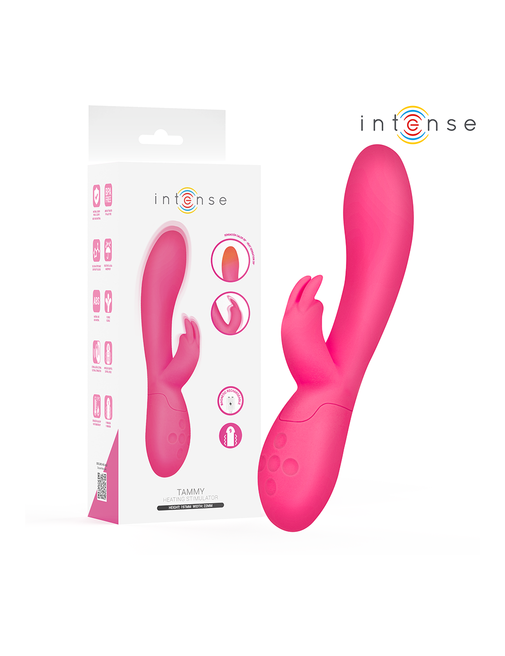 INTENSE - ESTIMULADOR DE RABO TAMMY COM CALOR