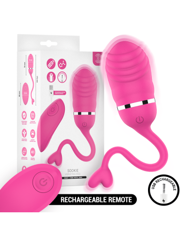INTENSE - SOOKIE OVO VIBRATÓRIO COM CONTROLE REMOTO ROSA