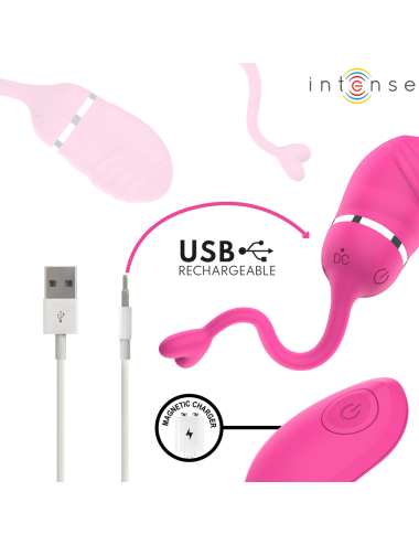 INTENSE - SOOKIE OVO VIBRATÓRIO COM CONTROLE REMOTO ROSA
